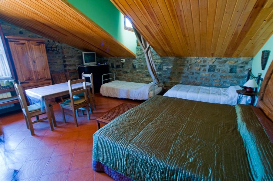Habitación Cuádruple de la Casa Rural El Hospital